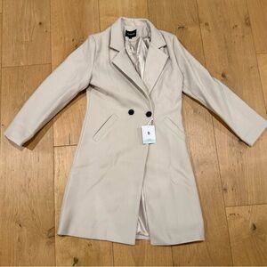Elegant Cream Women's Coat